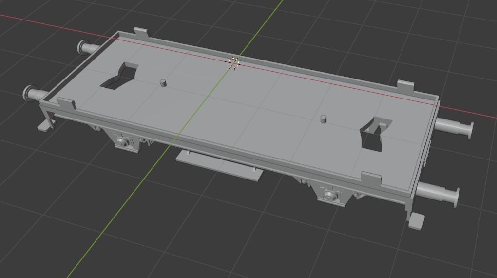 H0 1-87 scale G 02 freight car 3D print model_16