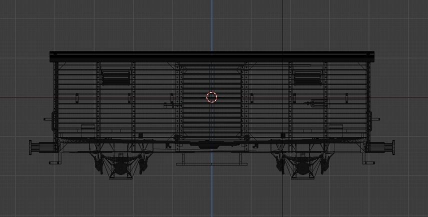H0 1-87 scale G 02 freight car 3D print model_2