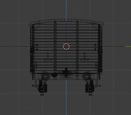 H0 1-87 scale G 02 freight car 3D print model_3