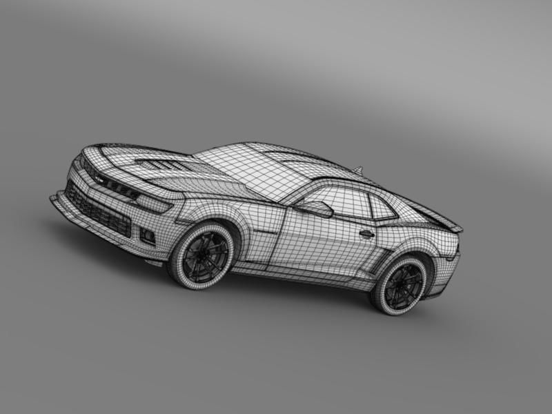 Chevrolet Camaro 1LE 2010 3D model_10