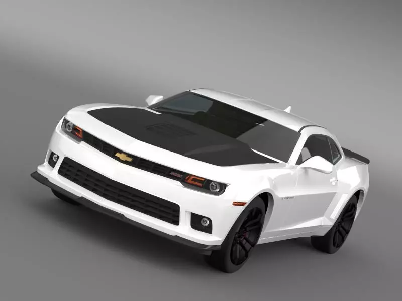 Chevrolet Camaro 1LE 2010 3D model_0
