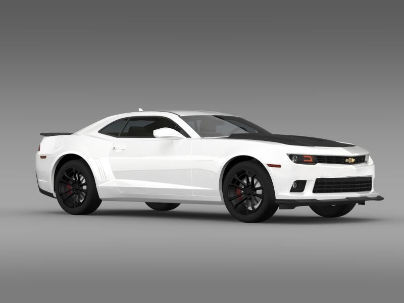 Chevrolet Camaro 1LE 2010 3D model_4