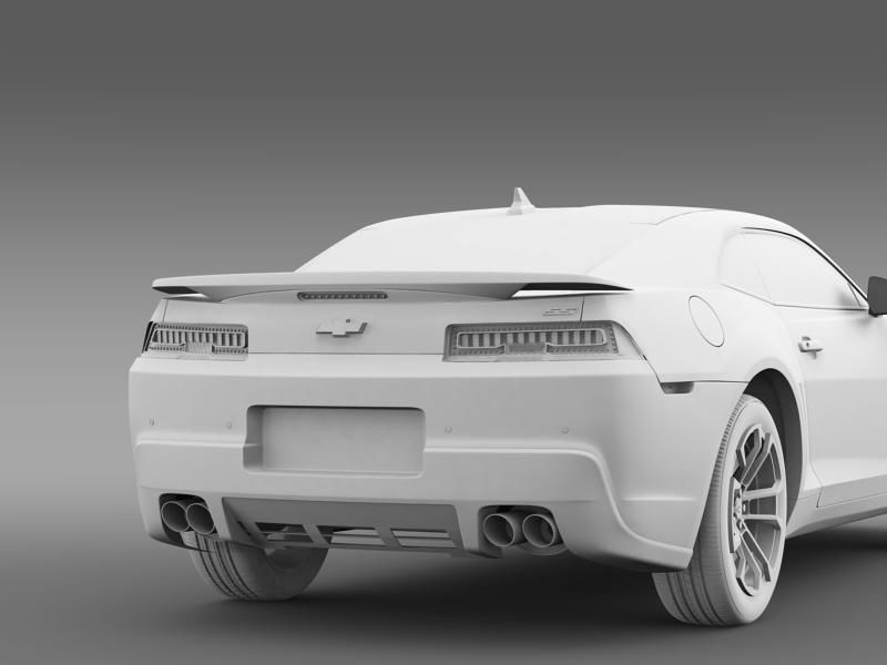 Chevrolet Camaro 1LE 2010 3D model_9