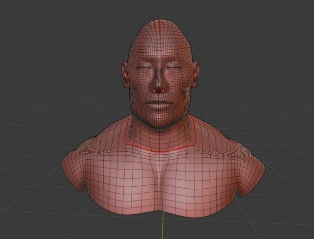 rock-Dwayne Douglas Johnson 3D model_2