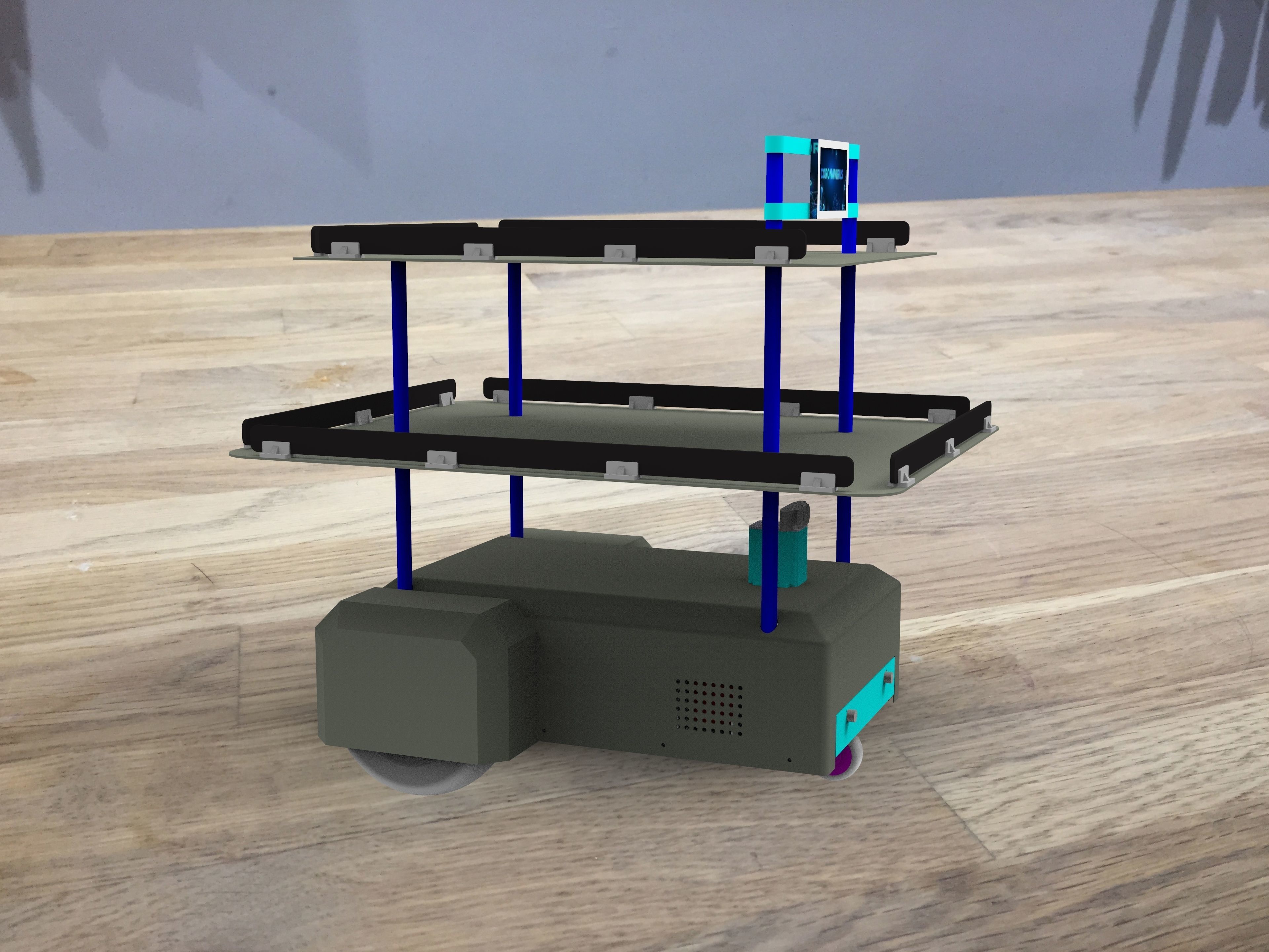 Tech Covid Robot 3D model_12