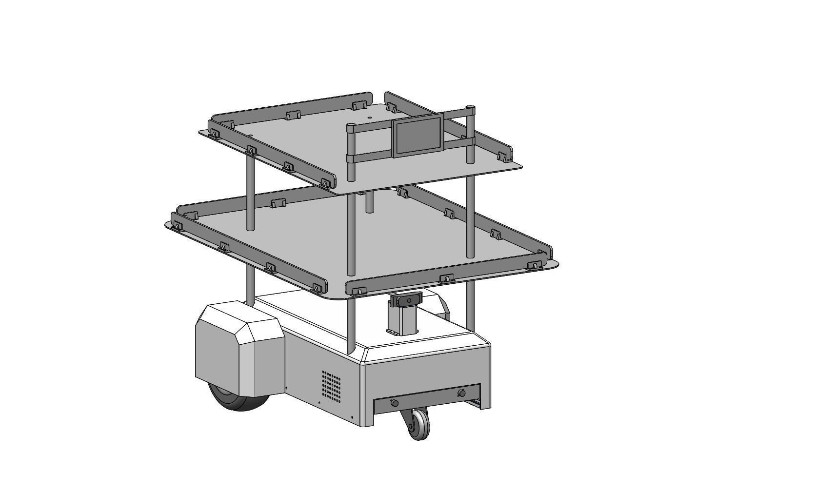 Tech Covid Robot 3D model_8