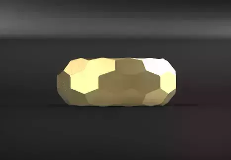 POLYFACED RING with 4 US SIZES