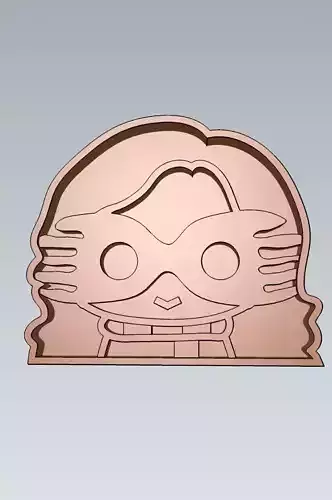 Harry Potter Luna Lovegood Cookie Cutter Stamp Cake Decorating