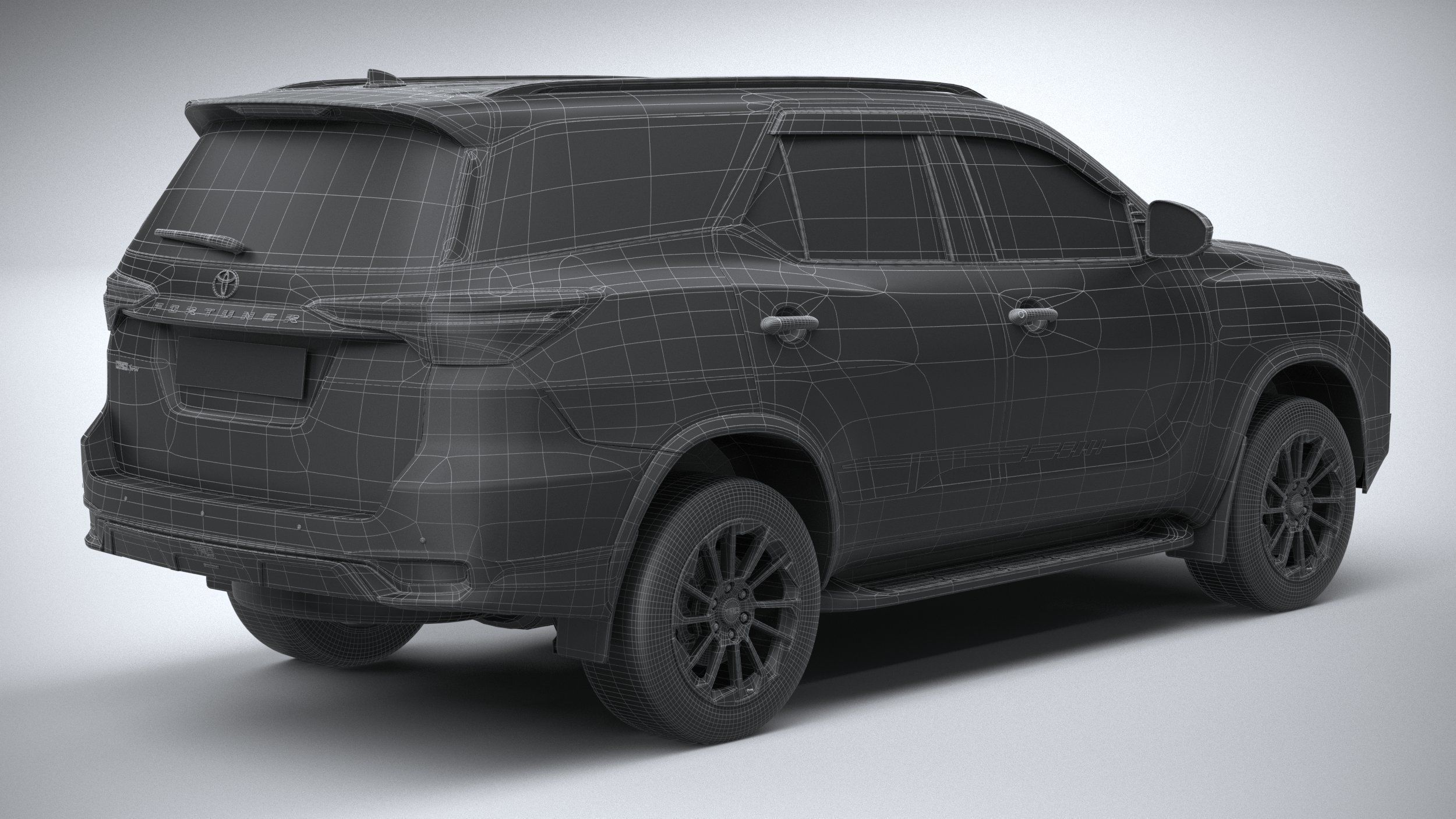 Toyota Fortuner TRD 2021 3D model_29