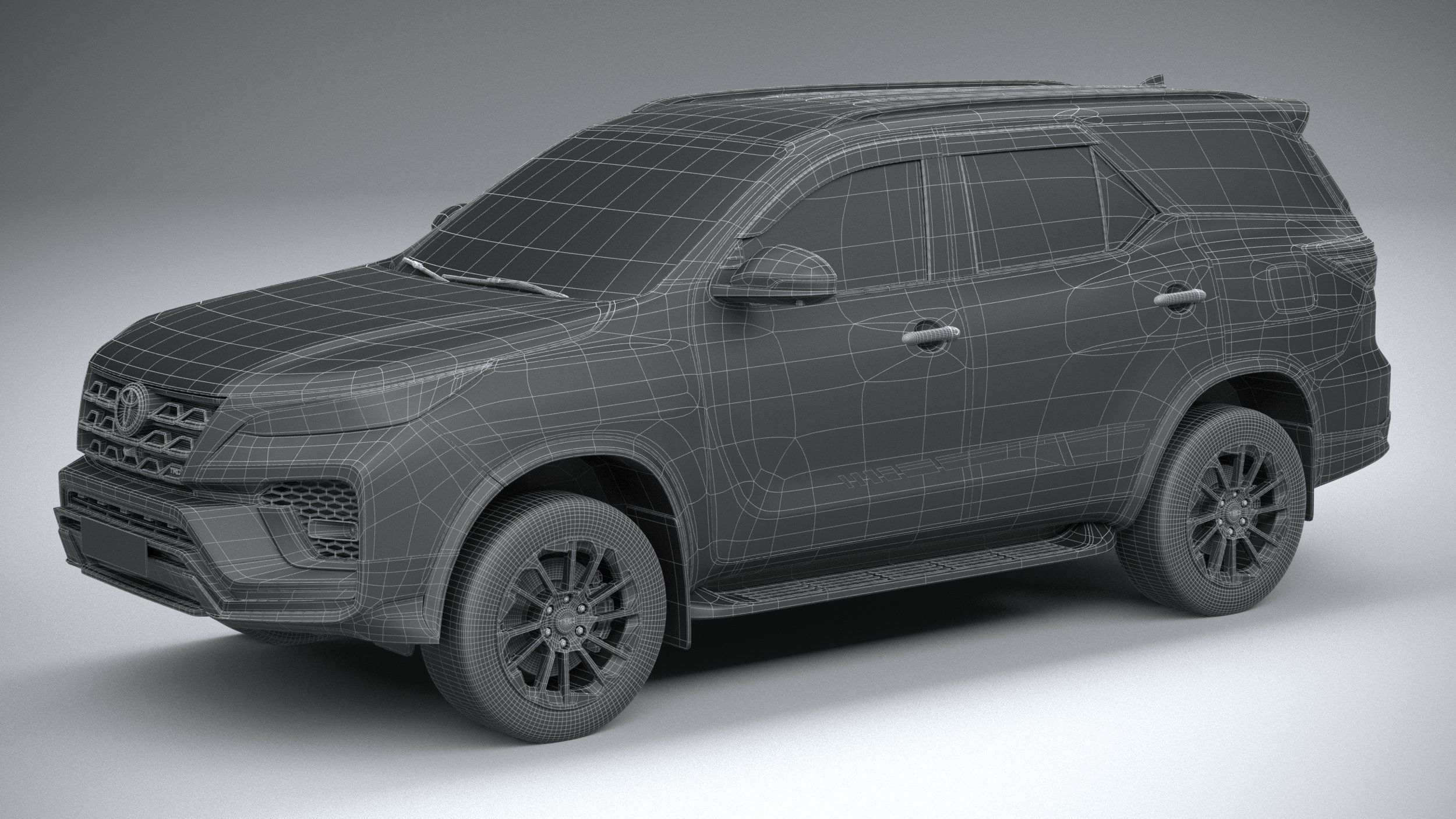 Toyota Fortuner TRD 2021 3D model_28