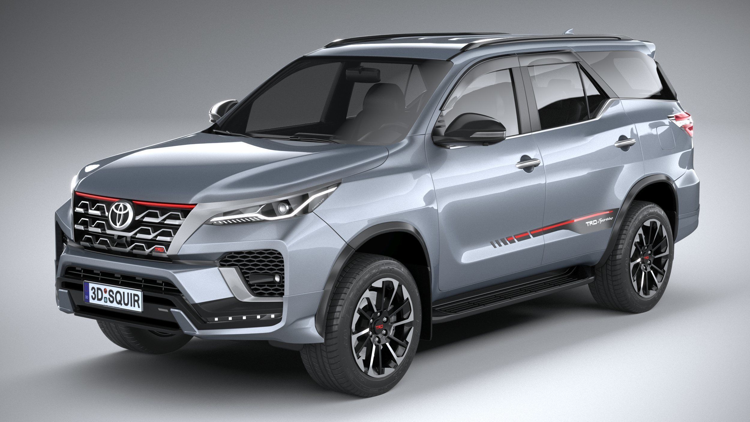 Toyota Fortuner TRD 2021 3D model_1