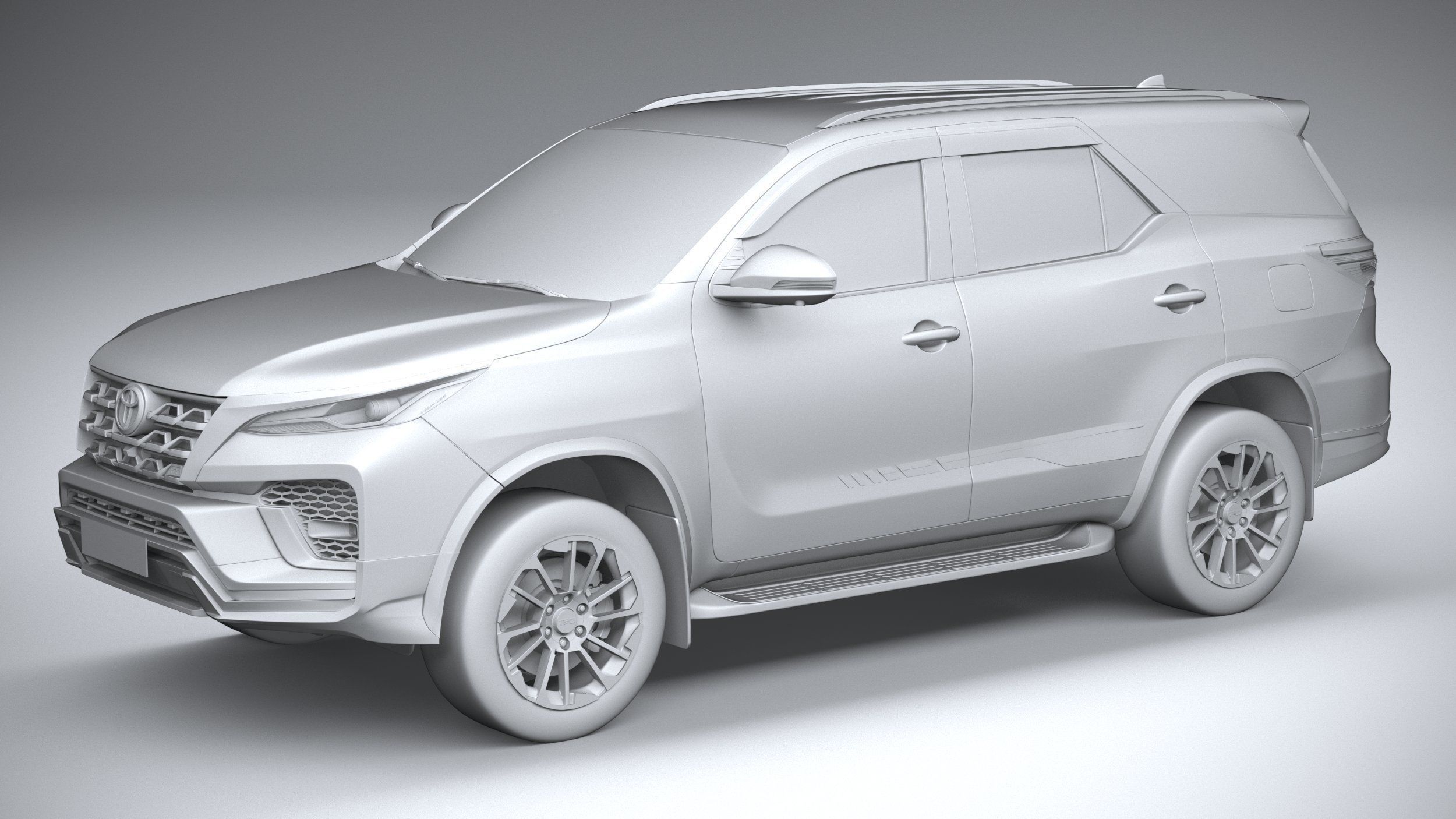 Toyota Fortuner TRD 2021 3D model_19