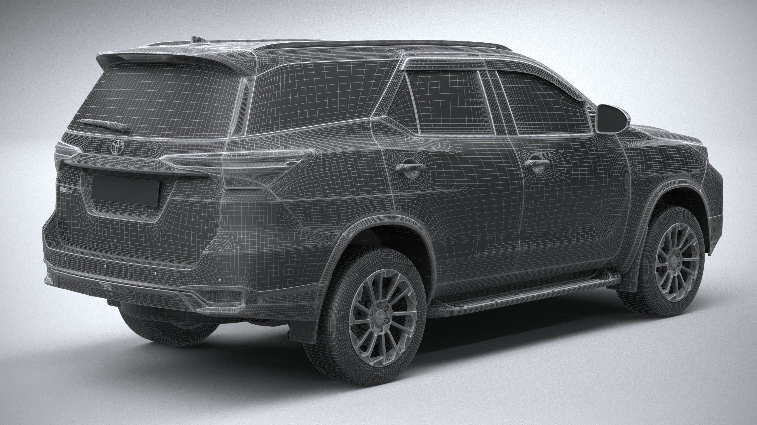 Toyota Fortuner TRD 2021 3D model_27