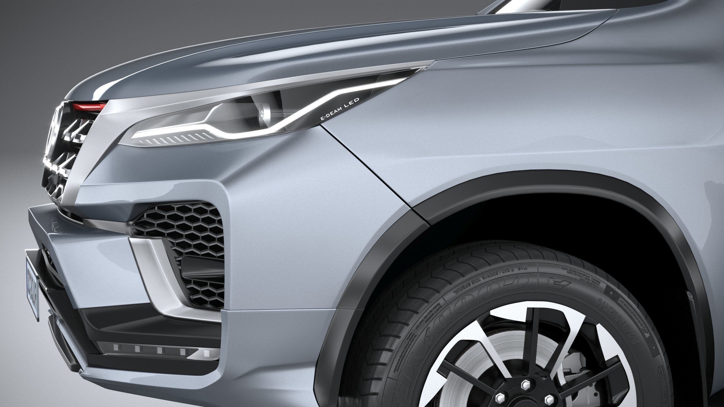 Toyota Fortuner TRD 2021 3D model_3