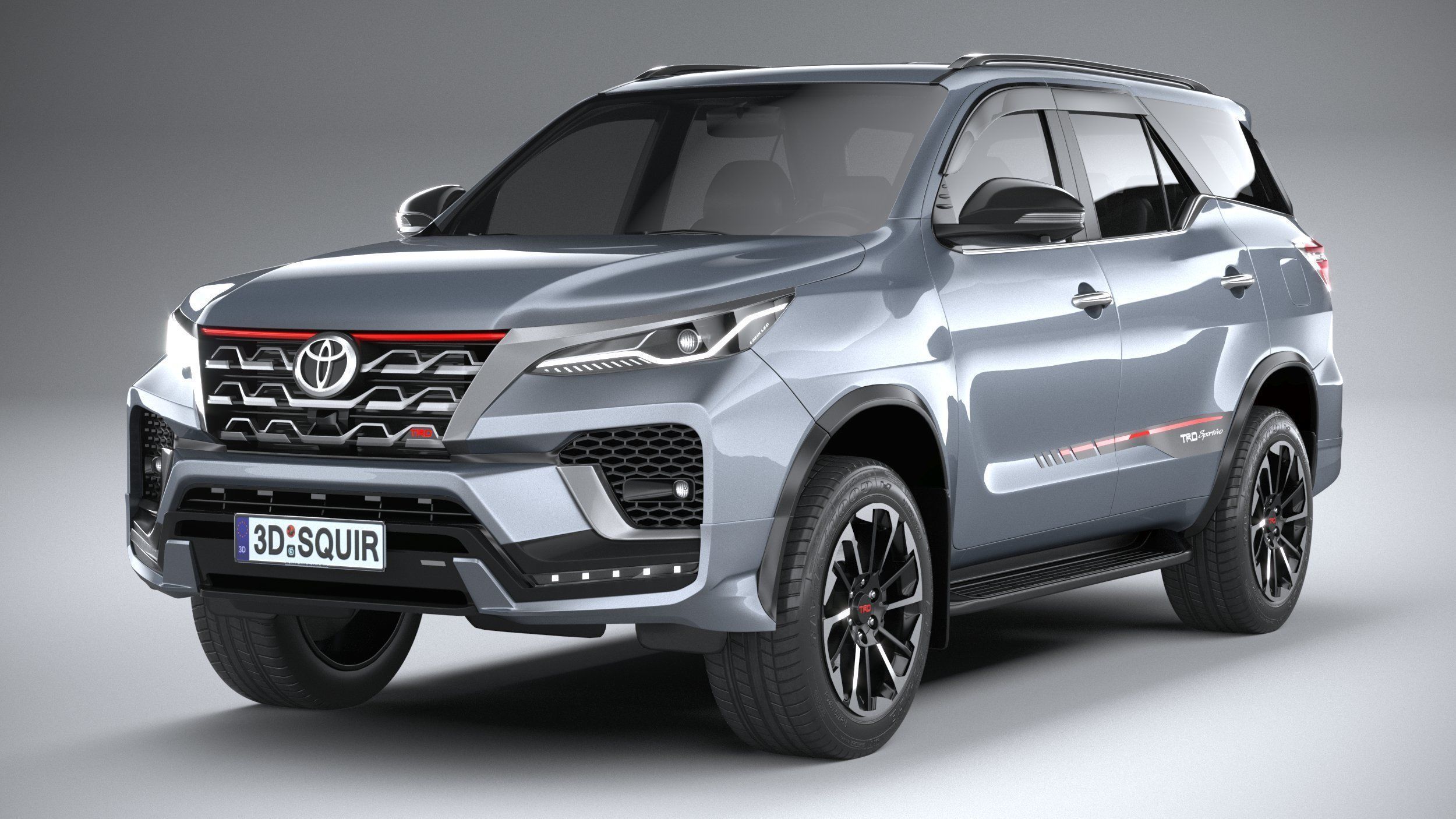Toyota Fortuner TRD 2021 3D model_2