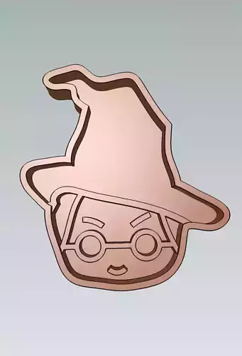 Harry Potter Minerva McGonagall Cookie Cutter Stamp Cake Decor