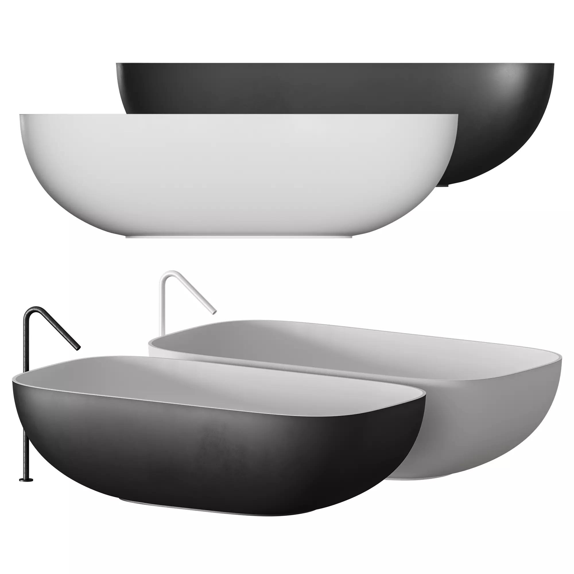 Boffi FAROE Bathtub 3D model_0