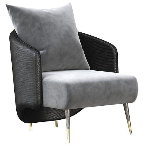 Brigitte Armchair 3D model