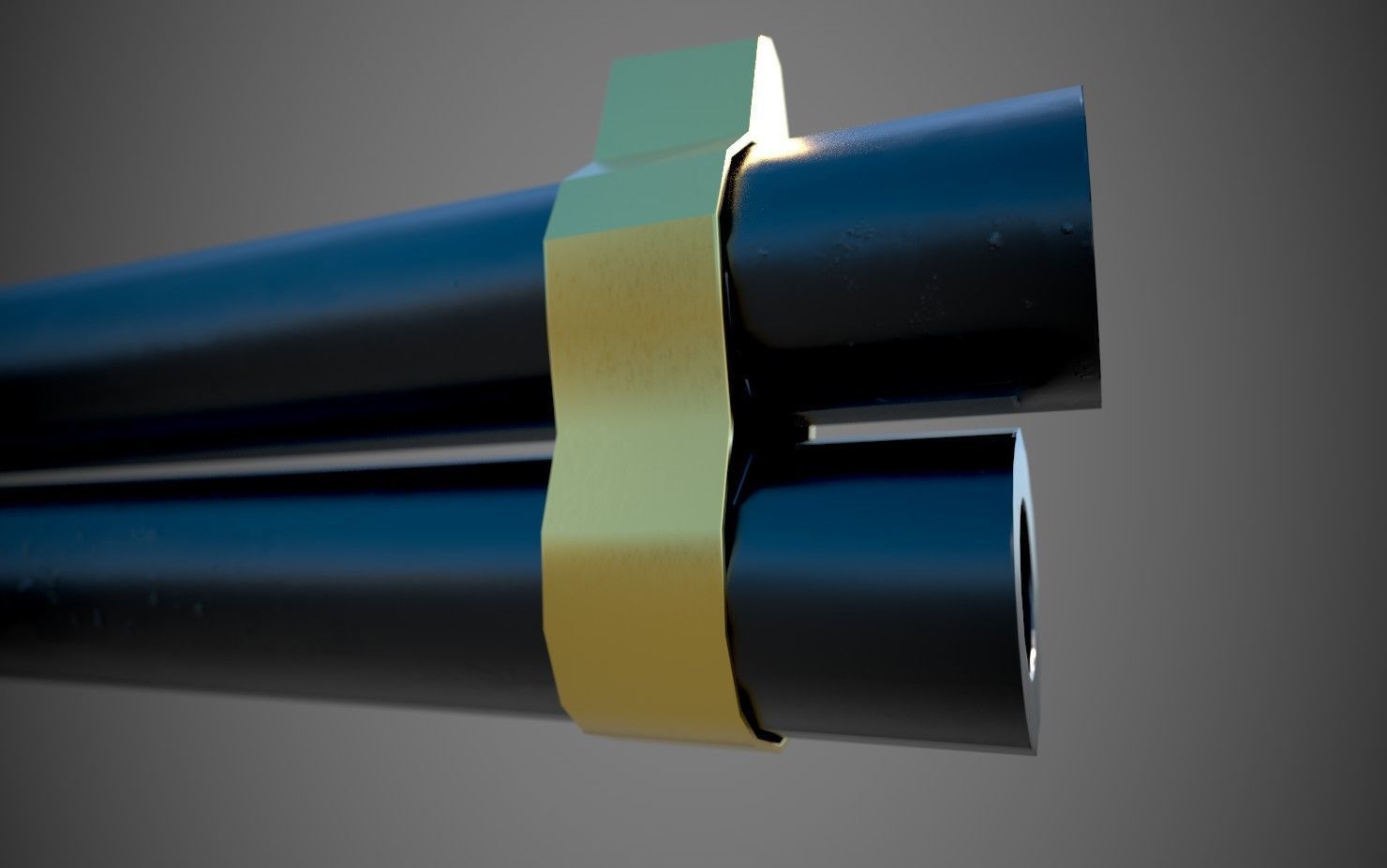 Winchester Rifle Low-poly 3D model_8