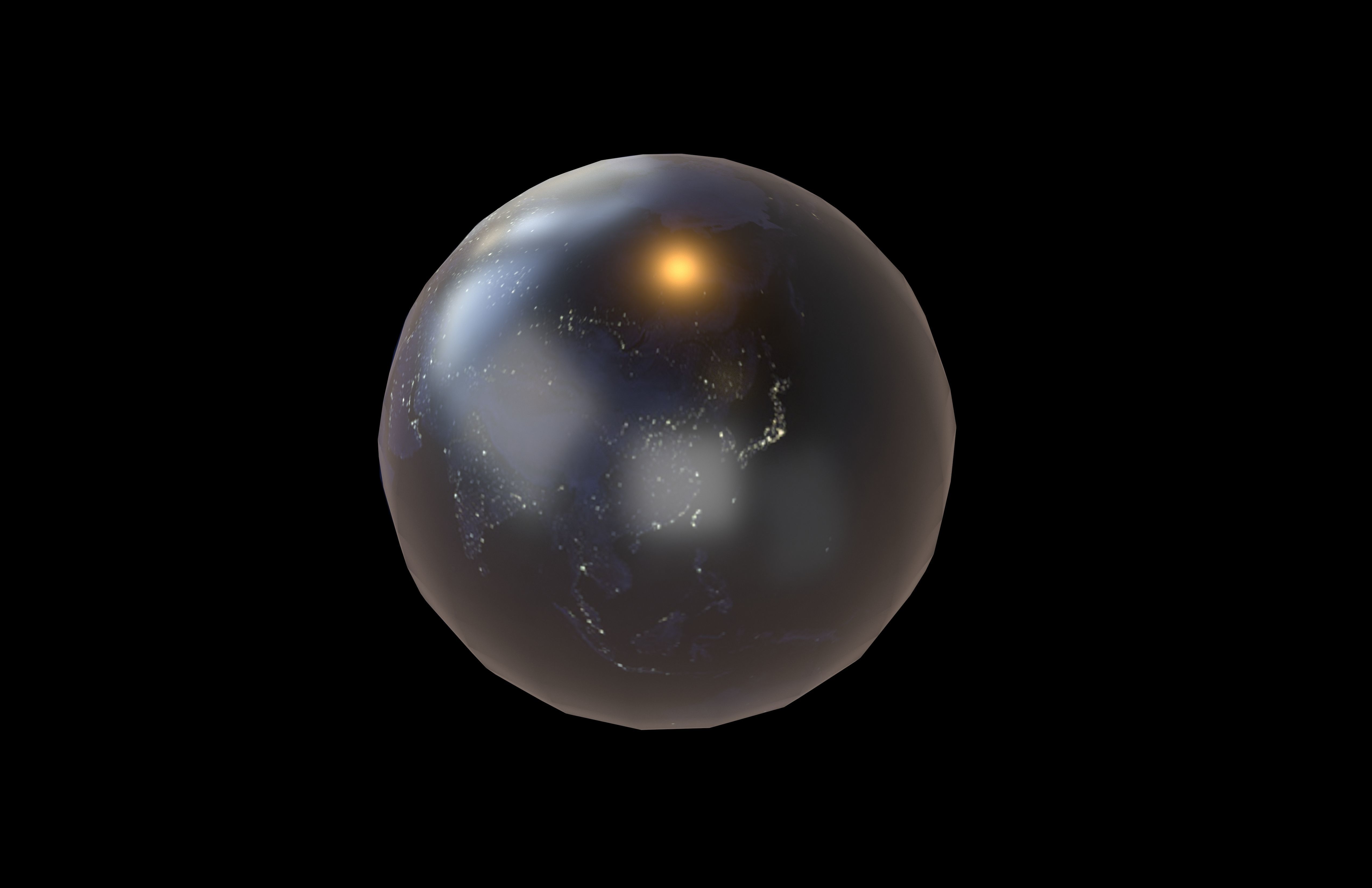 Earth v1 002 Low-poly 3D model_3