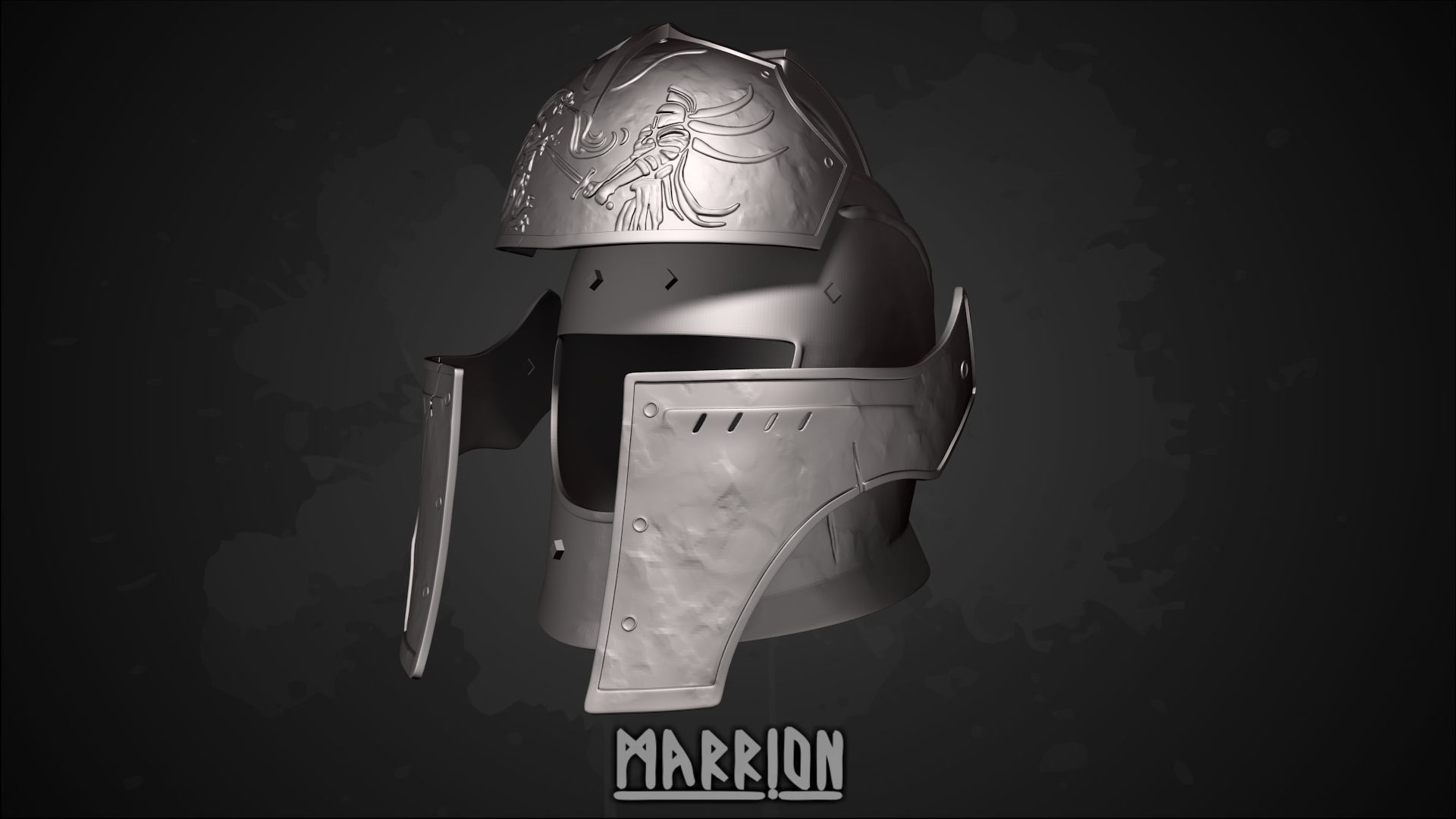 Faraam Helmet Dark Souls 3D print model_2