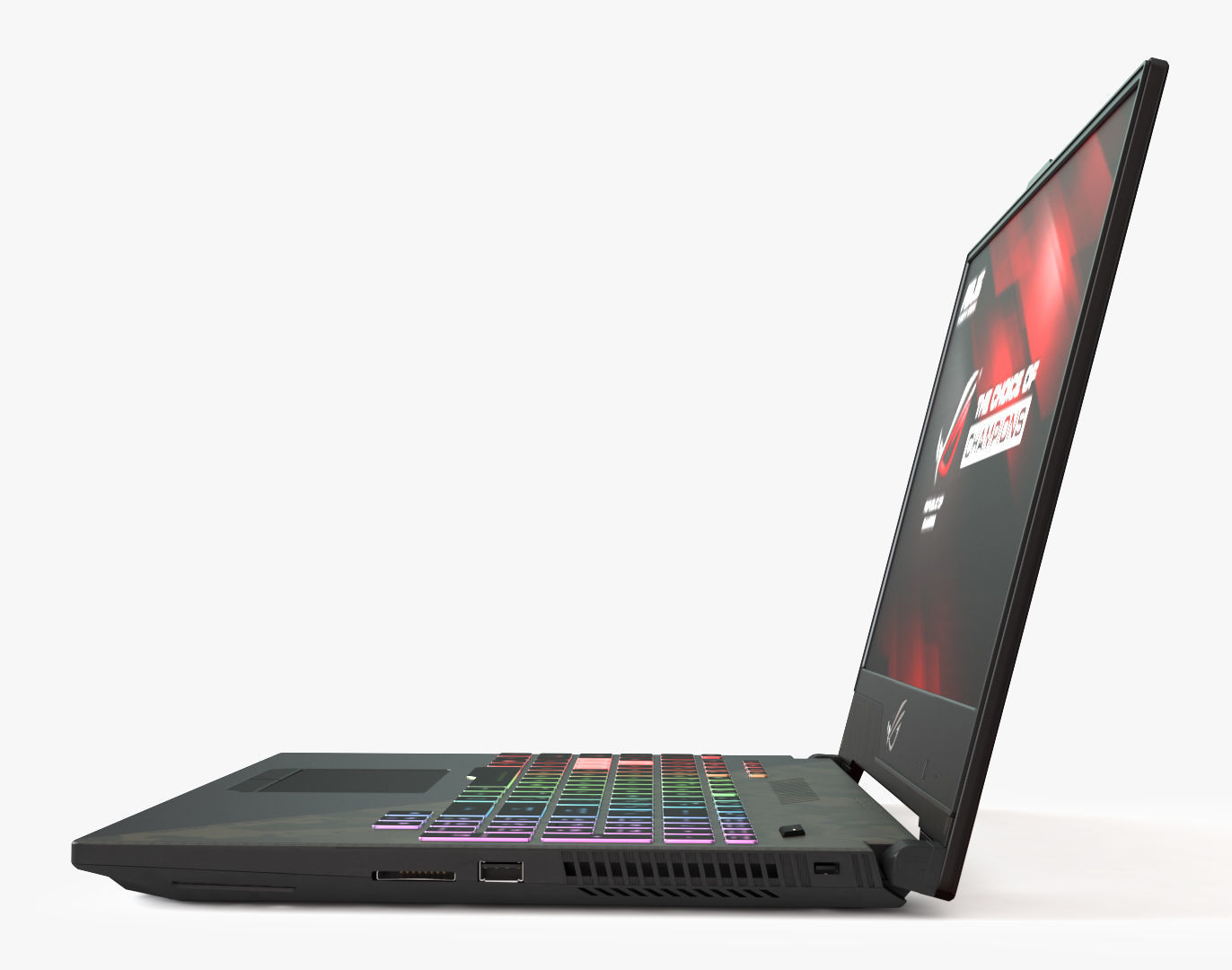 Laptop ASUS SCAR II 3D model_2