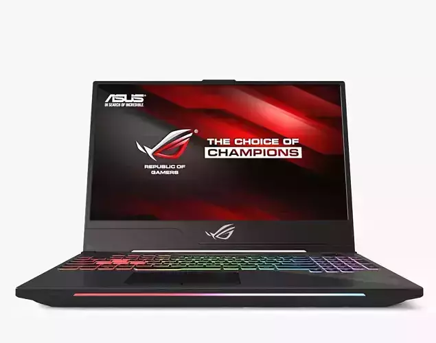 Laptop ASUS SCAR II 3D model