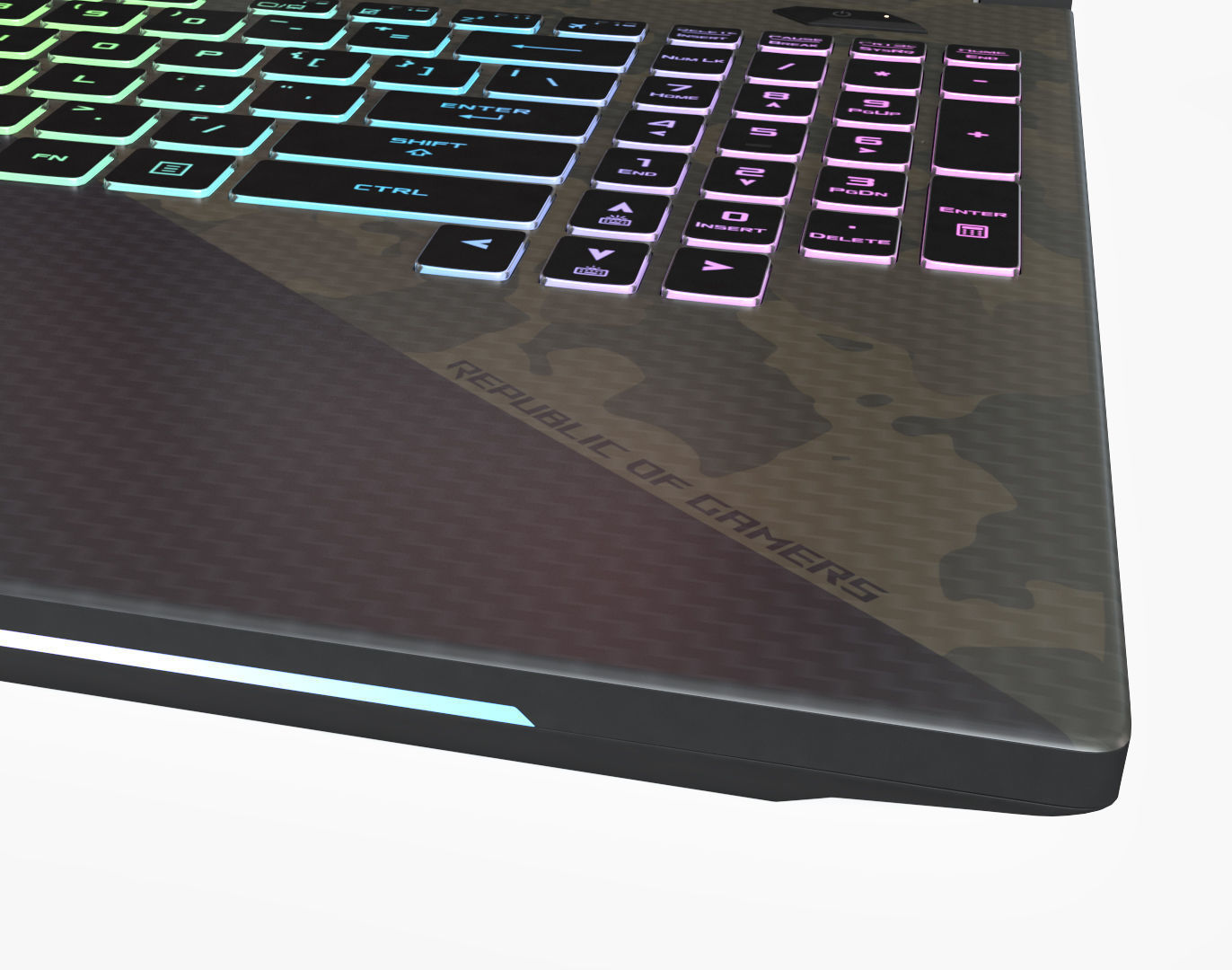 Laptop ASUS SCAR II 3D model_9