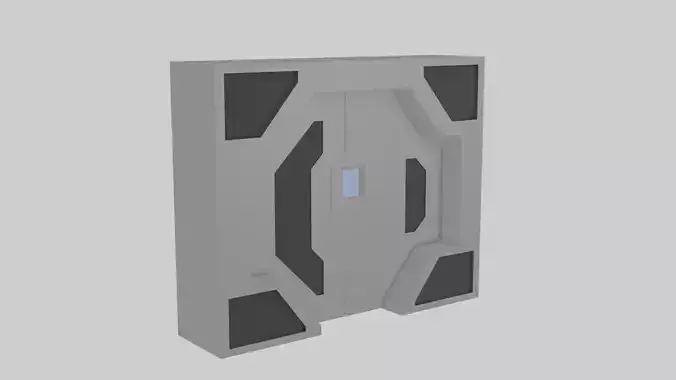 Lowpoly Space Gateway