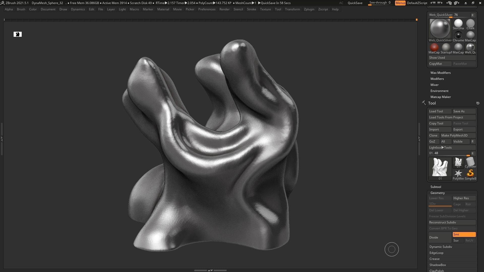 Modern Abstract Decorative sculpture 3d print model 45 3D print model_6