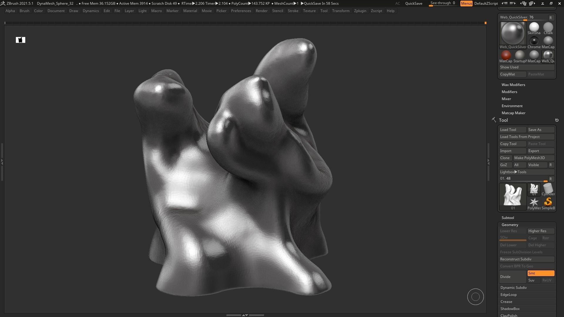 Modern Abstract Decorative sculpture 3d print model 45 3D print model_4