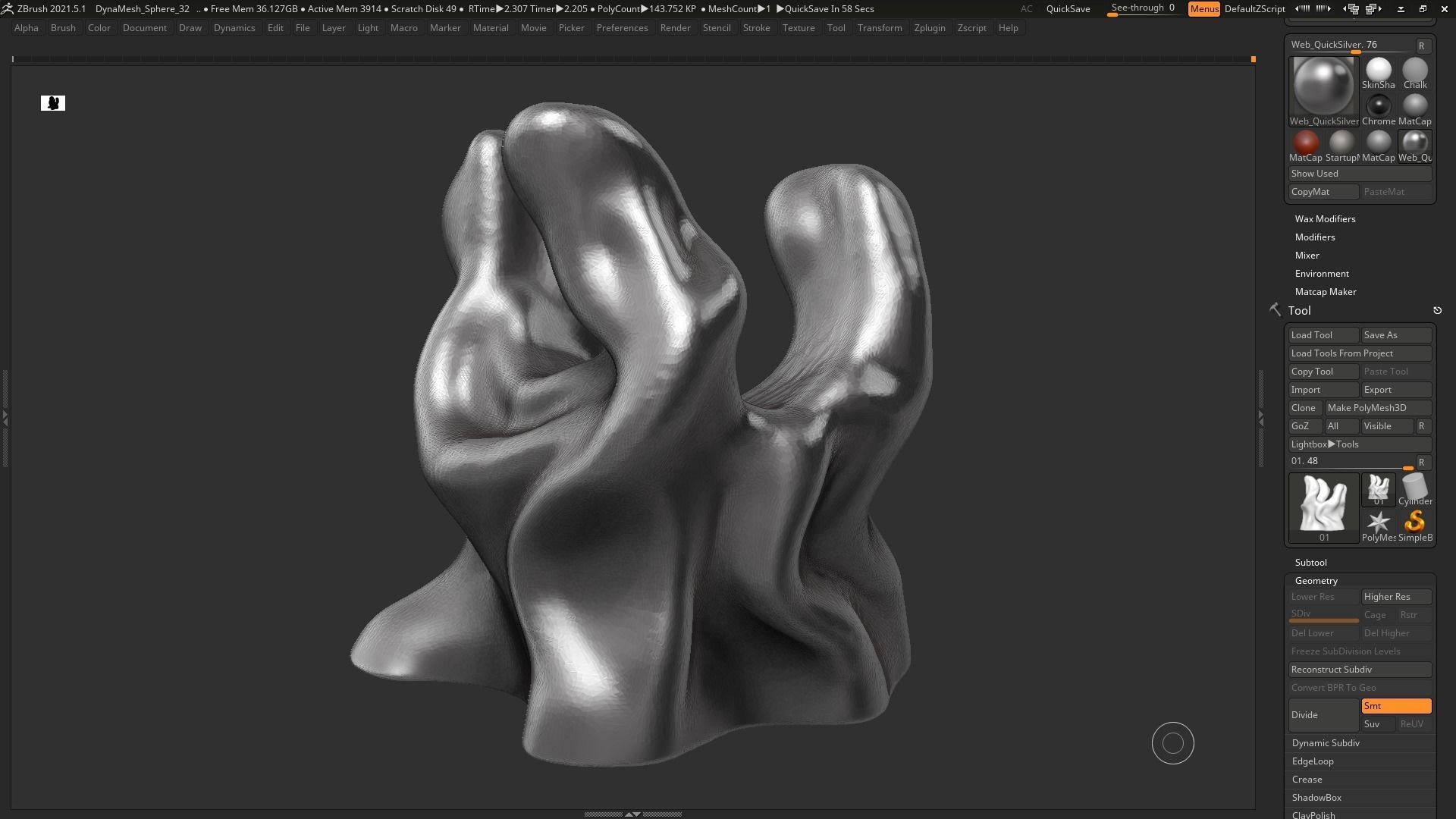 Modern Abstract Decorative sculpture 3d print model 45 3D print model_7