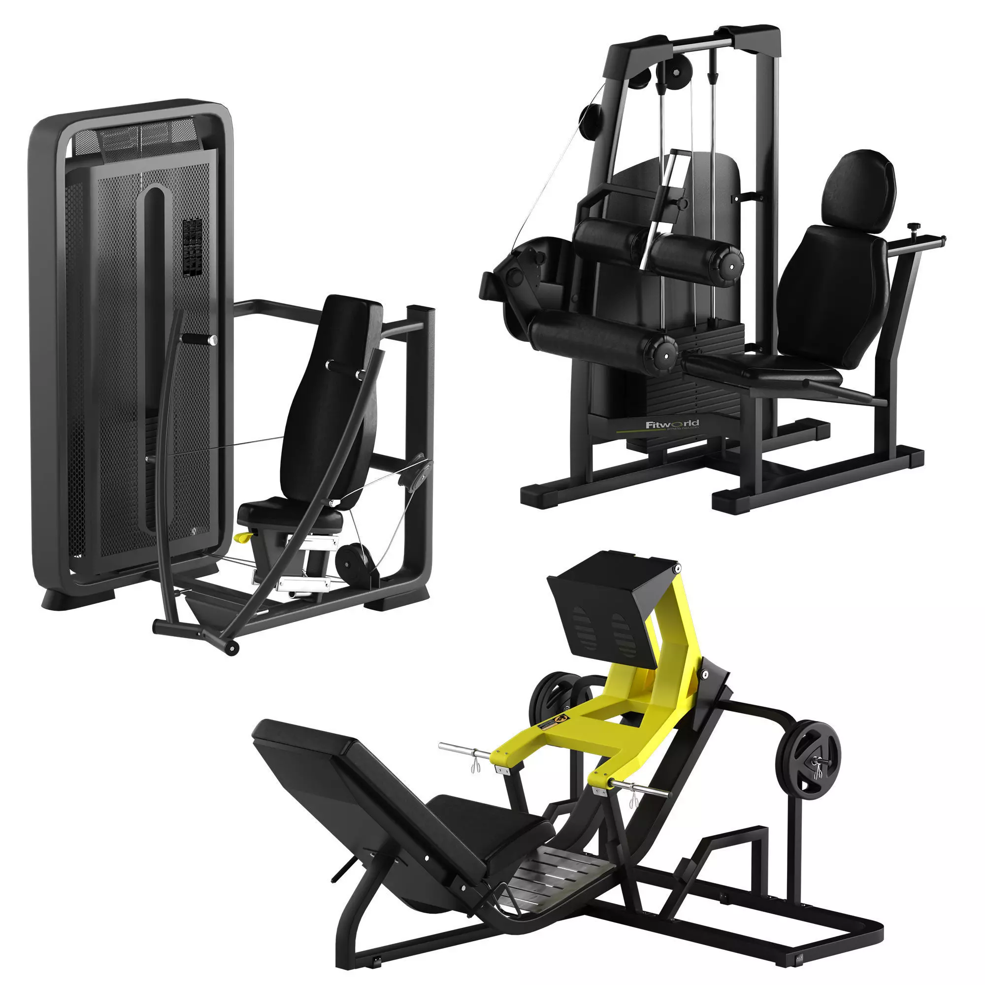 Gym equipment 3D model