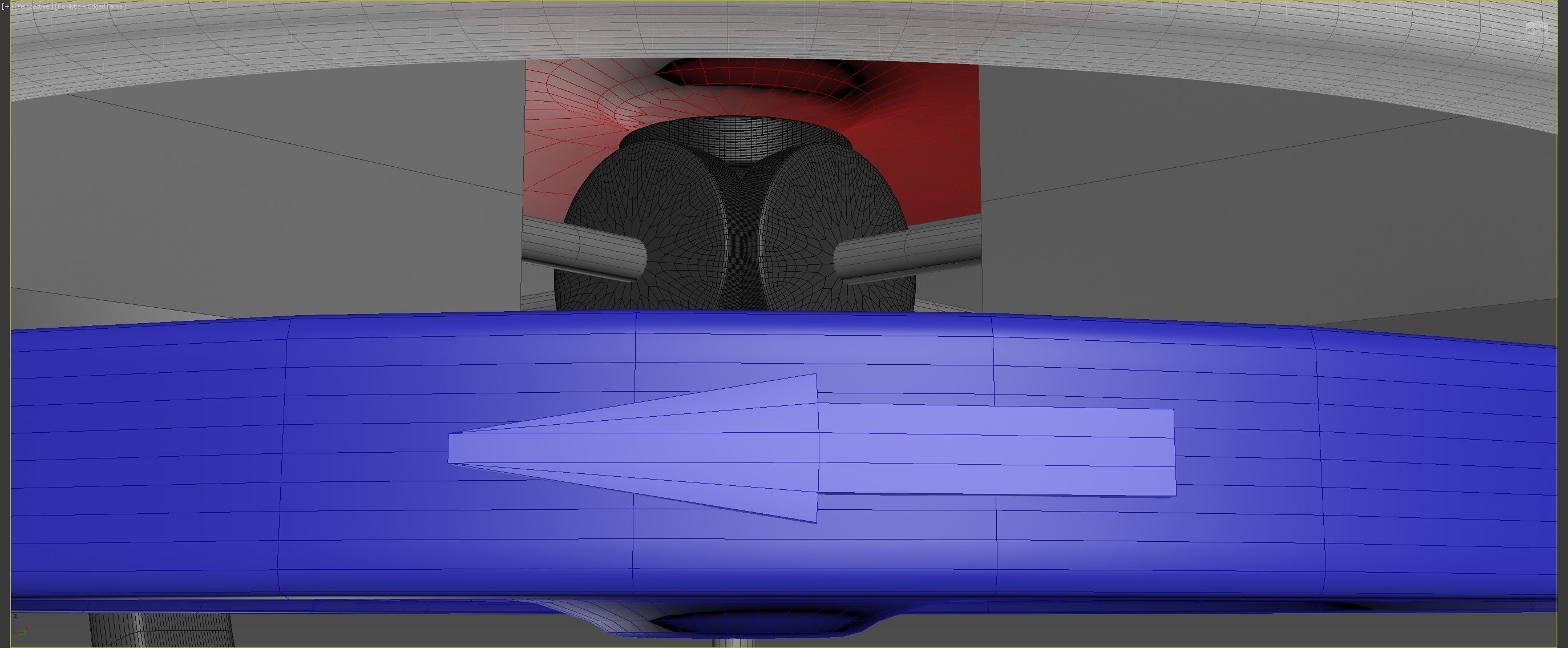 2D Inverted Precision Gyroscope Concept 3D model_7