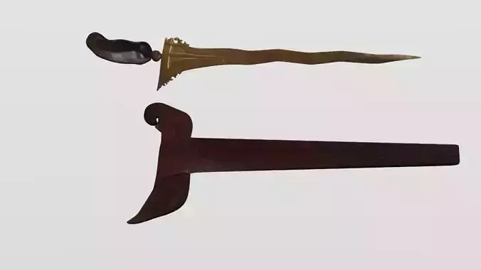 Balinese Keris 3D model