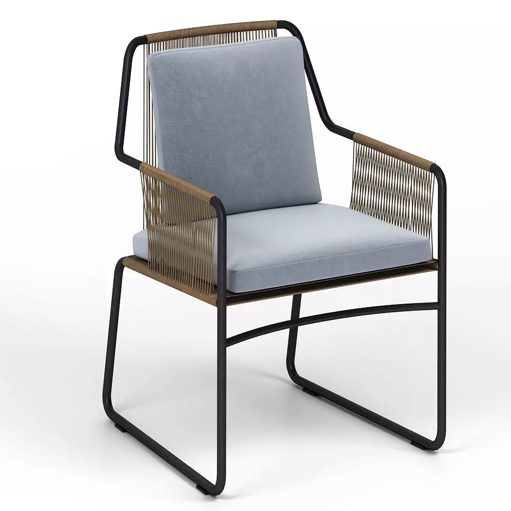 roda dining chair outdoor 3D model_0