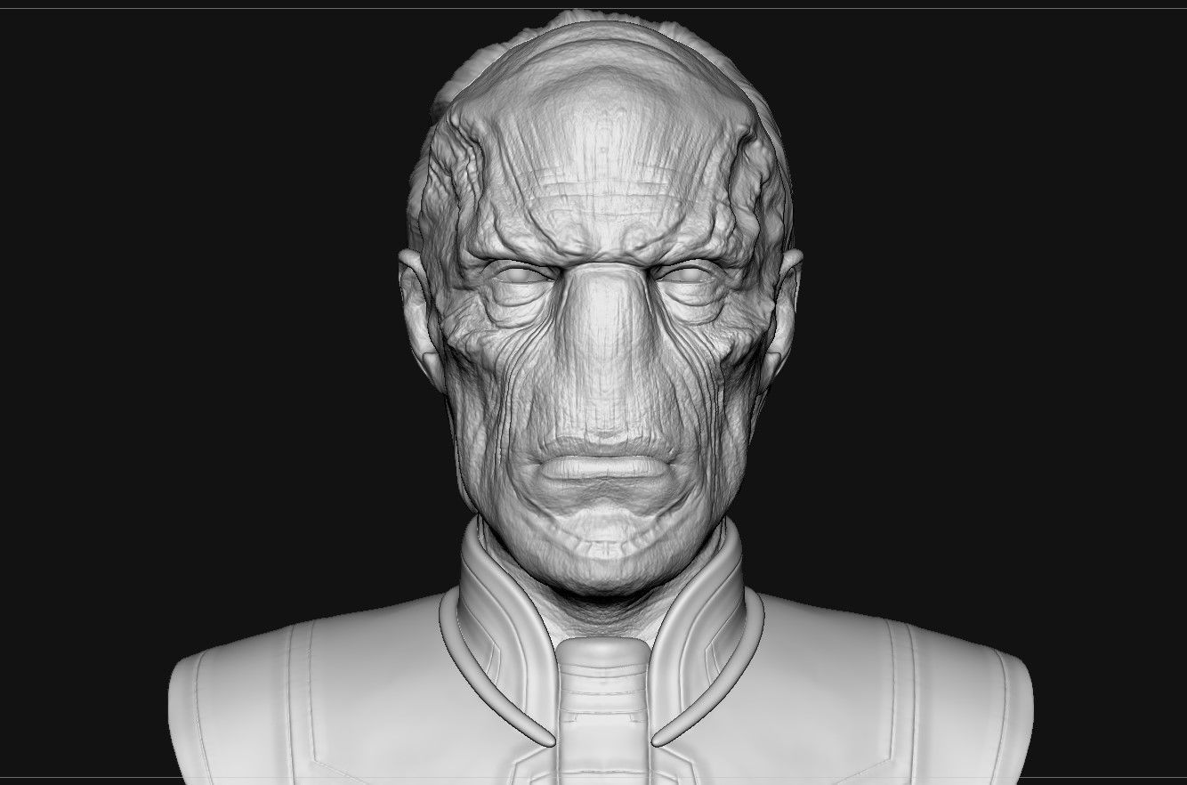 Ebony Maw Bust 3D print model_14