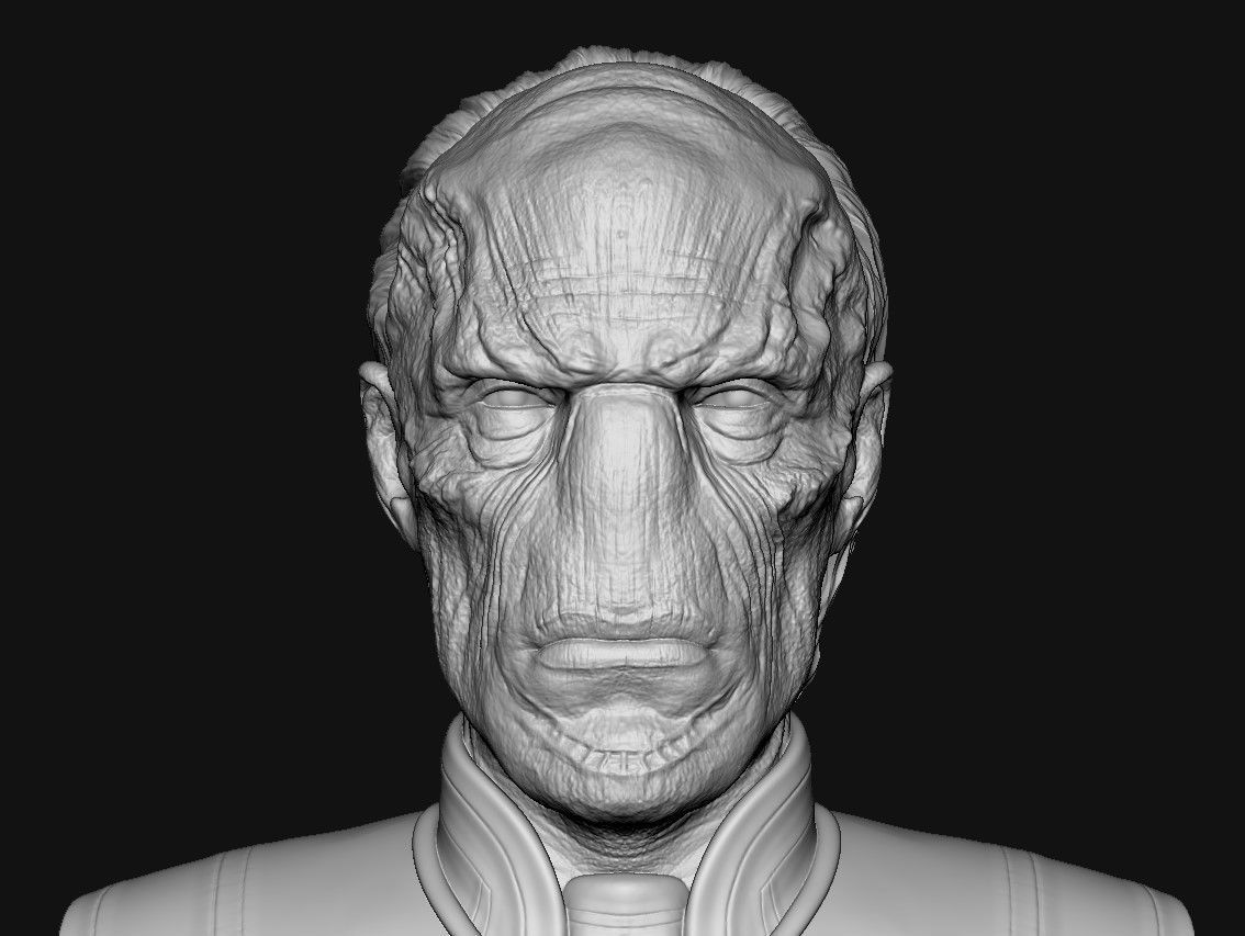 Ebony Maw Bust 3D print model_8