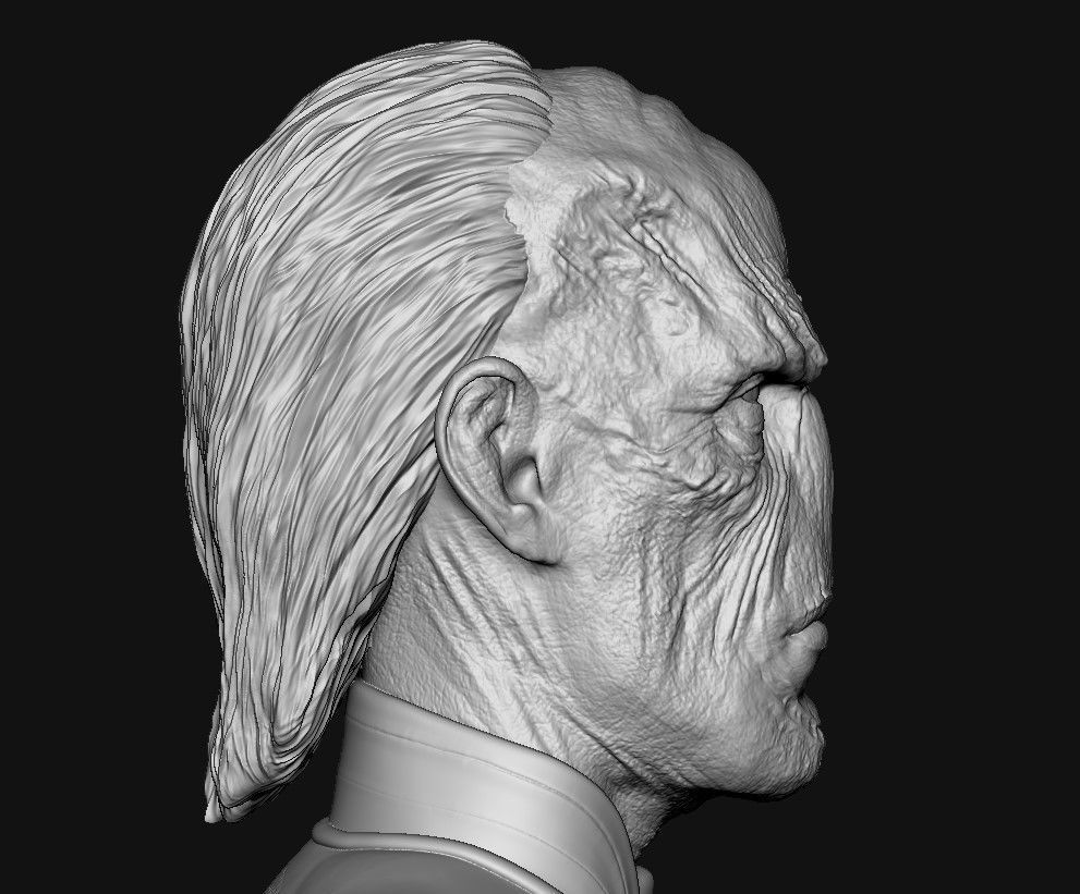 Ebony Maw Bust 3D print model_6
