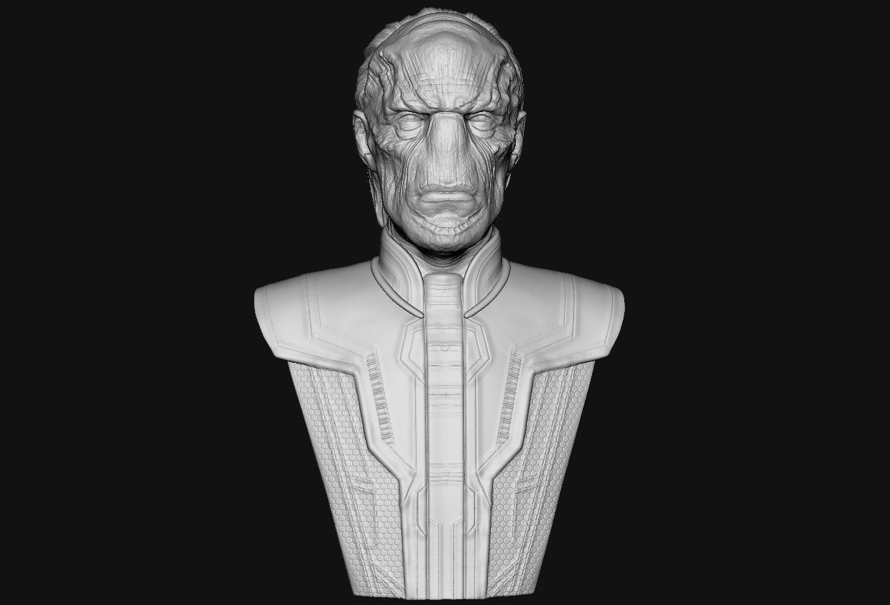 Ebony Maw Bust 3D print model_7