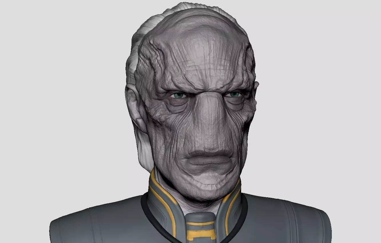 Ebony Maw Bust 3D print model_0