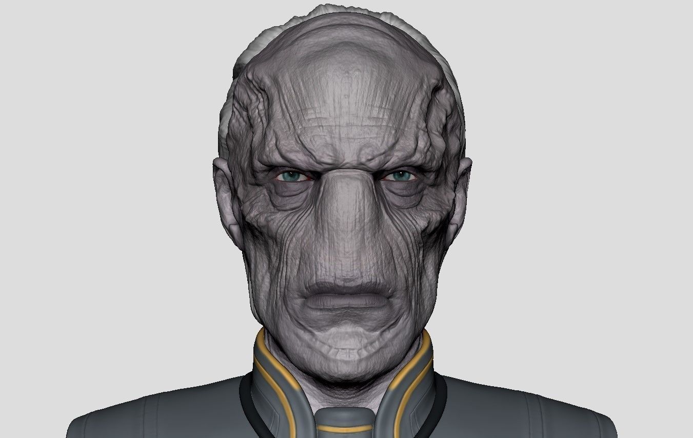Ebony Maw Bust 3D print model_9