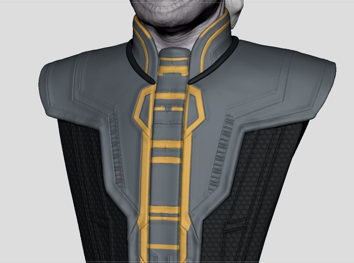 Ebony Maw Bust 3D print model_12