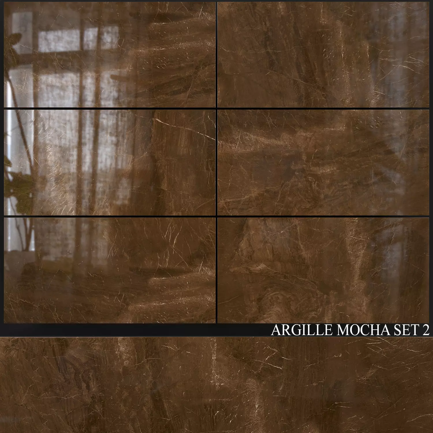Decovita Argille Mocha 600x1200 Set 2 3D model