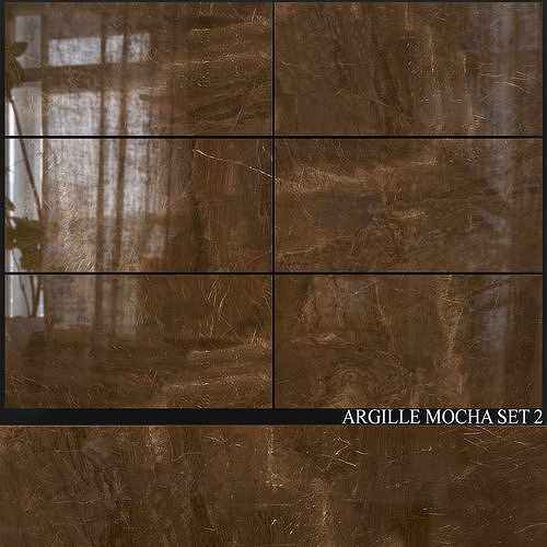 Decovita Argille Mocha 600x1200 Set 2 3D model