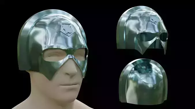 Suicide Squad Peacemaker helmet and logo john cena 3D print model Suicide Squad Peacemaker helmet and logo john cena 3D print model