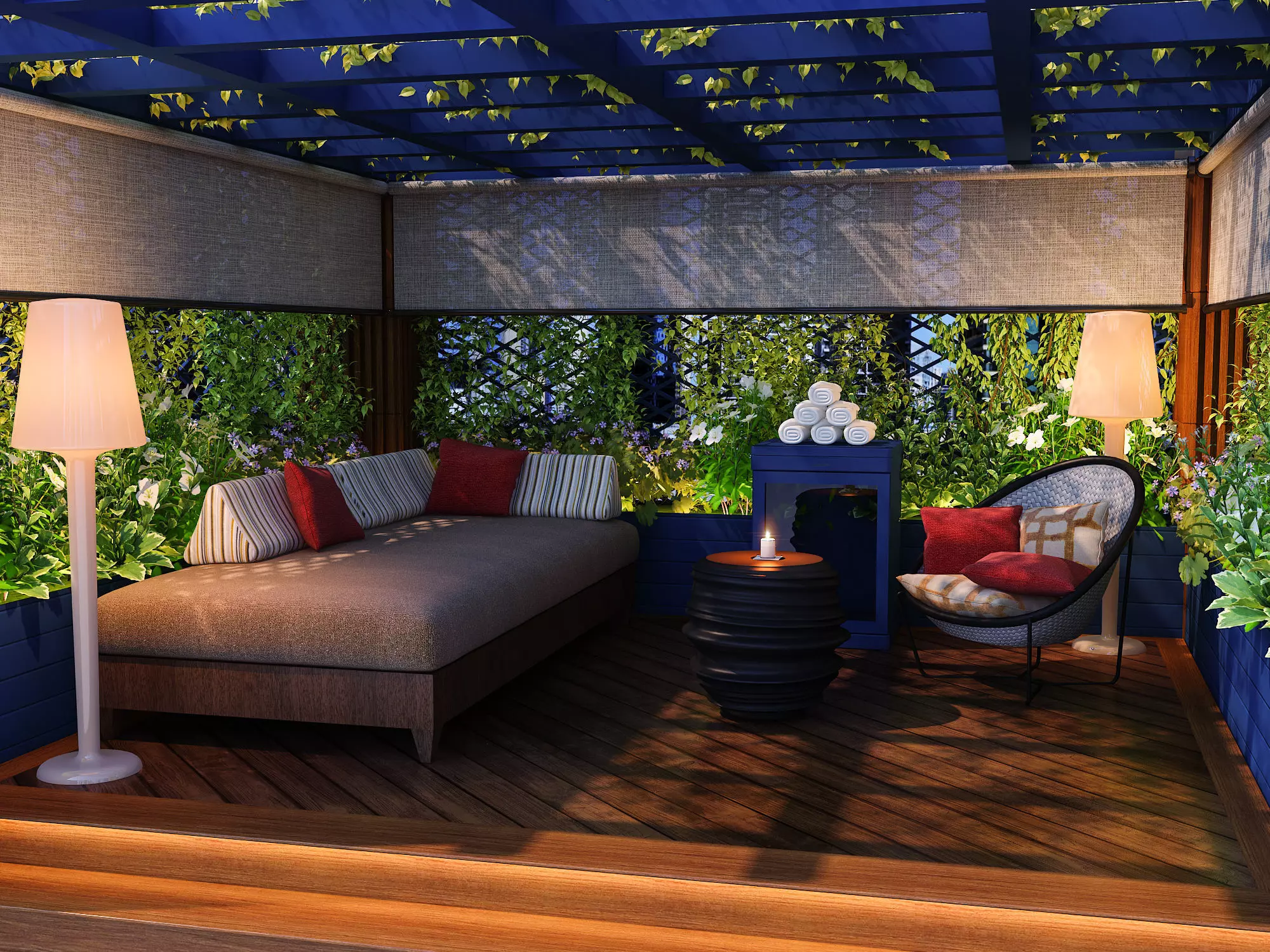 Outdoor Scene 3D model_0