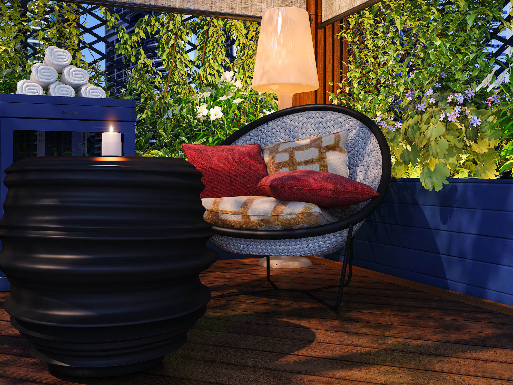 Outdoor Scene 3D model_3