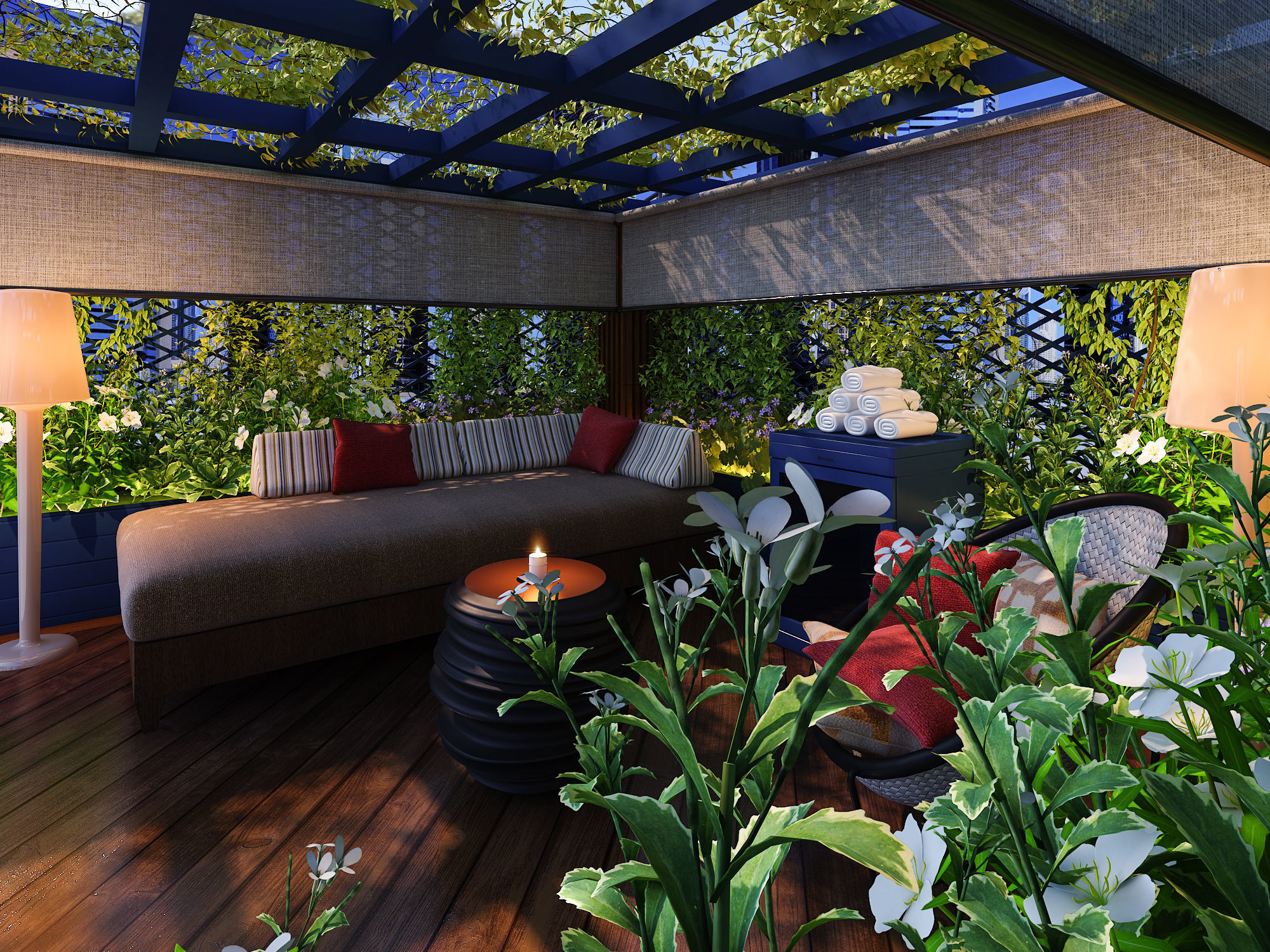 Outdoor Scene 3D model_2