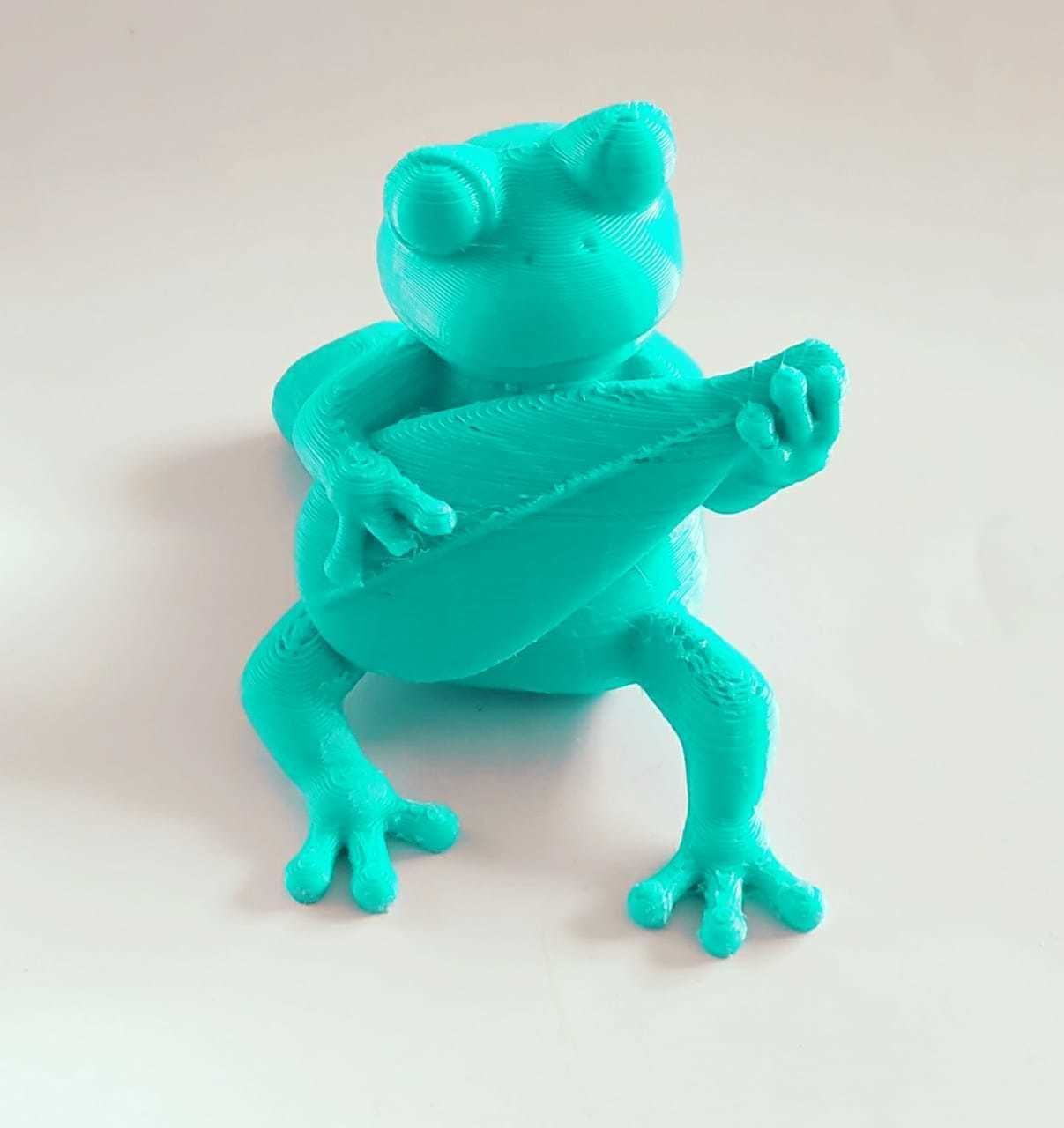 Musician Frog 3D print model_10